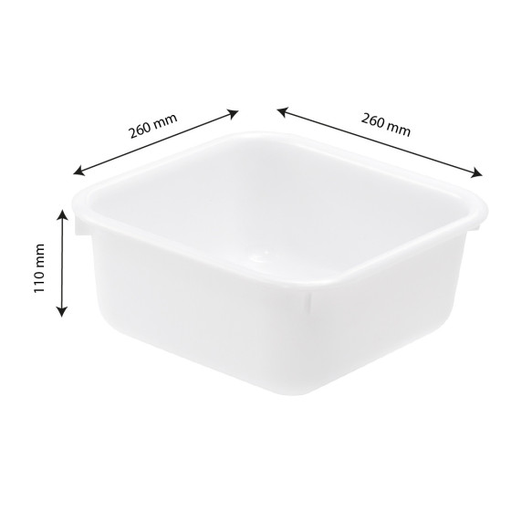 Cuvette carrée