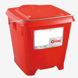Seau carré HACCP + couvercle étanche