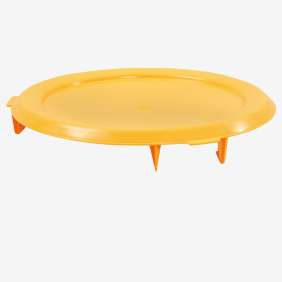 Couvercle plat pour conteneur rond HACCP 75 L et baquet 50 L
