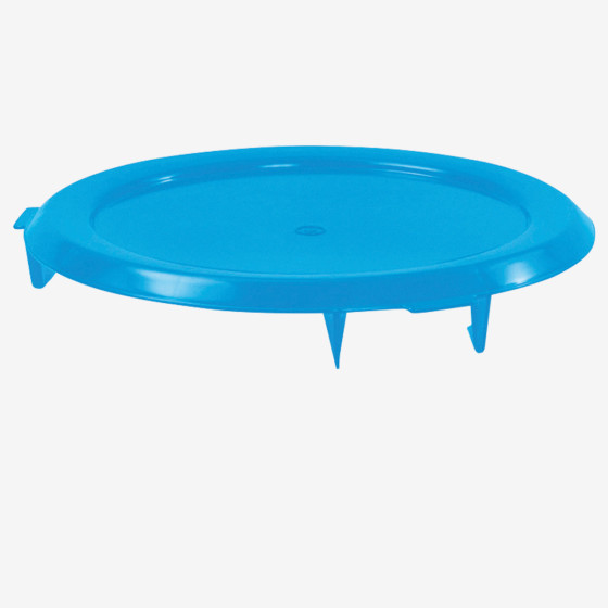 Couvercle plat pour conteneur rond HACCP 75 L et baquet 50 L