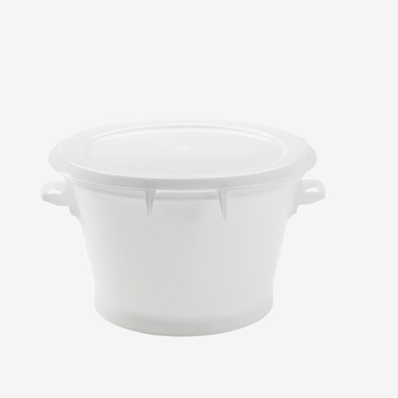 Couvercle plat pour conteneur rond HACCP 75 L et baquet 50 L
