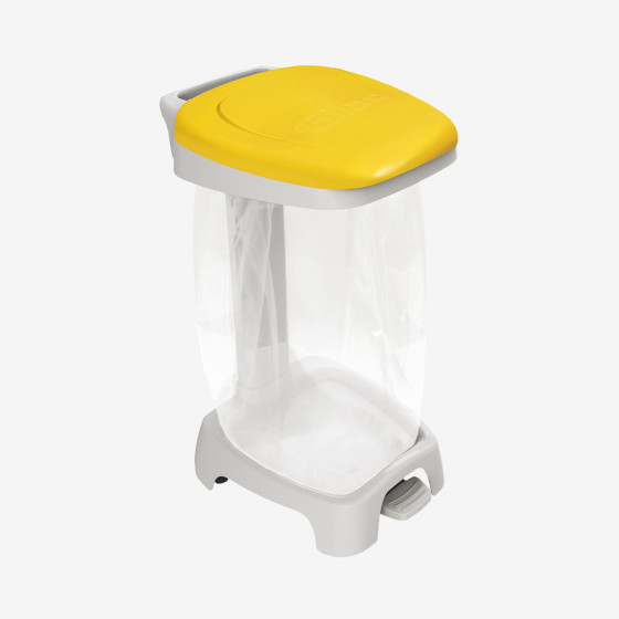 Pole bag holder + lid