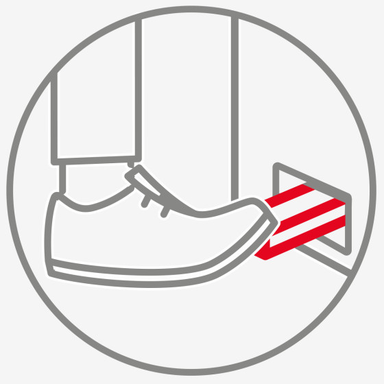 Pole bag holder + lid