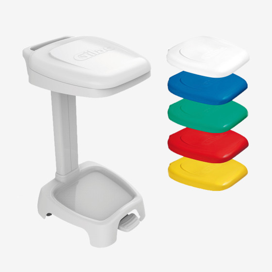 Lid for pole bag holder