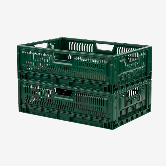 Foldable stacking crate - 600 x 400