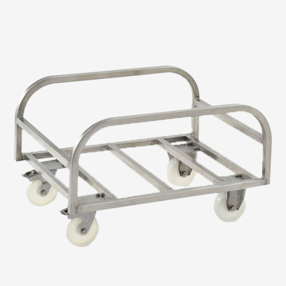 Chariot pour bac grand volume - inox