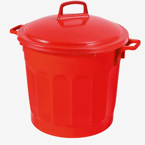 Poubelle ronde tri sélectif