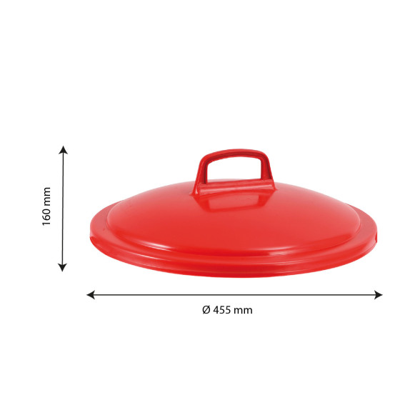 Couvercle pour poubelle ronde 50 L tri sélectif