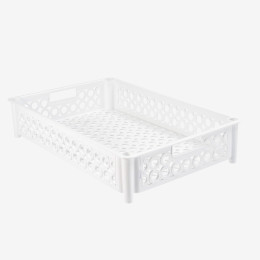 Stacking perforated crate