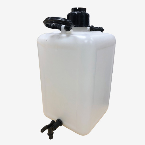 Carboy + drain cap