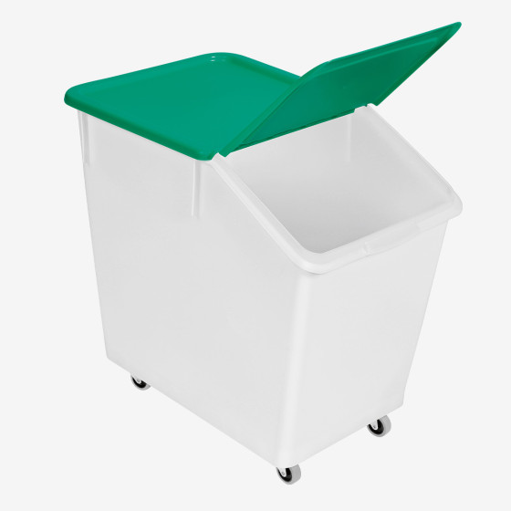 80 L ingredients container + 4 wheels