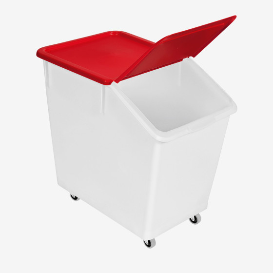80 L ingredients container + 4 wheels