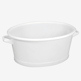 Oval tub with reinforced bottom