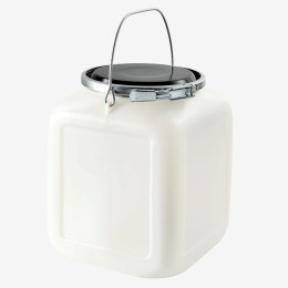 Carboy + metal toggle joint closure