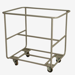 Chariot pour bac grand volume semi-cylindrique