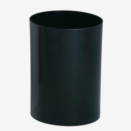 Small waste paper basket - black