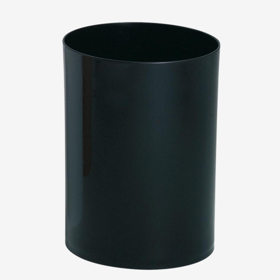 Small waste paper basket - black