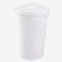 Round food contact container + lid
