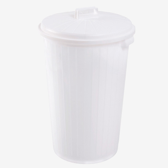 Round food contact container + lid