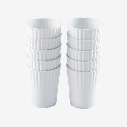 Gobelets biosourcés - lot de 10