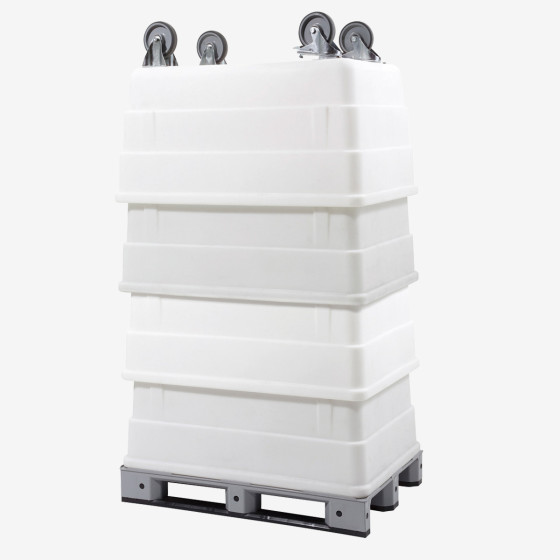 Solid hygiene pallet -  80 x 120