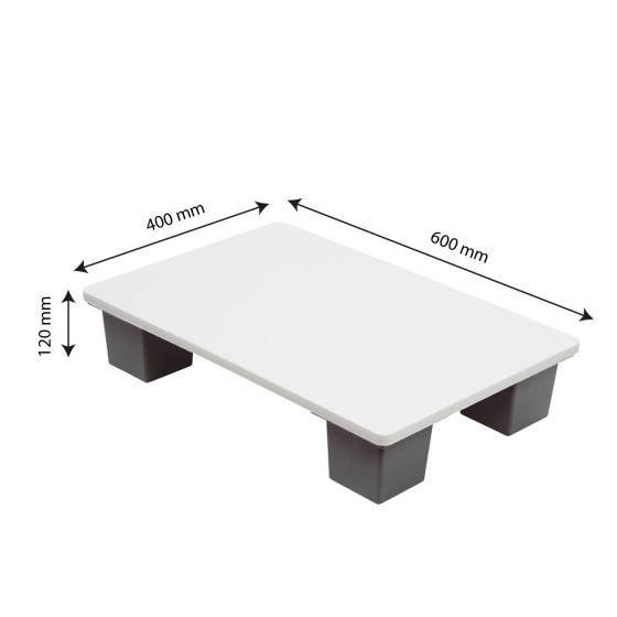 Quart-palette contact alimentaire 60 x 40