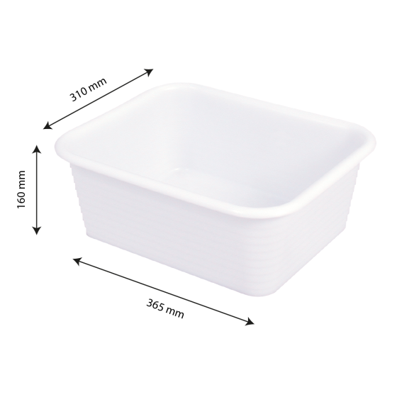 Rectangular reinforced container