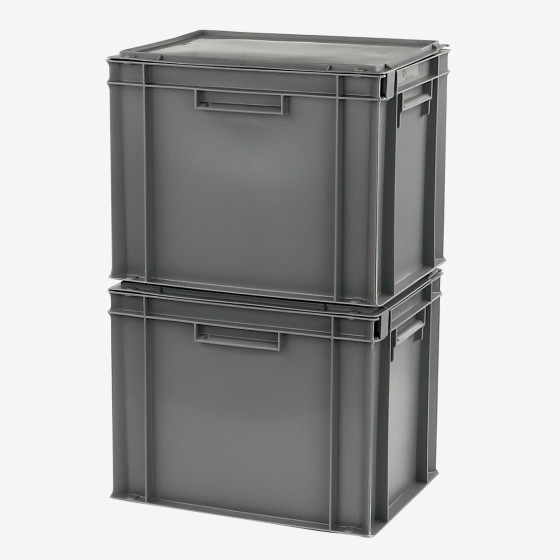 Solid container + attached lid - 400 x 300