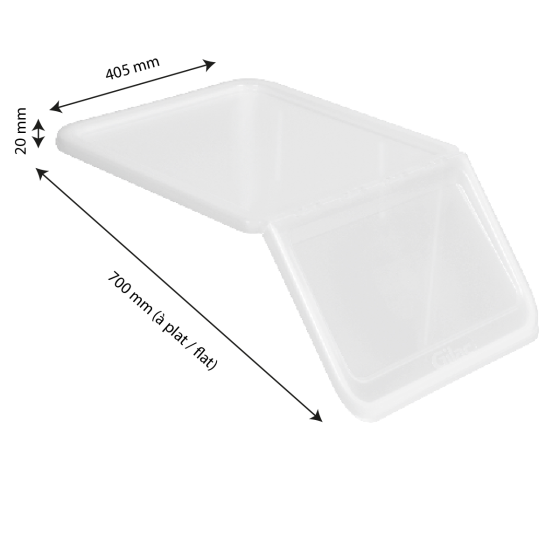 Couvercle pour bac à ingrédients 40 L et 80 L