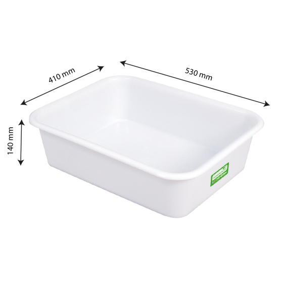 Biobased dividing dough container