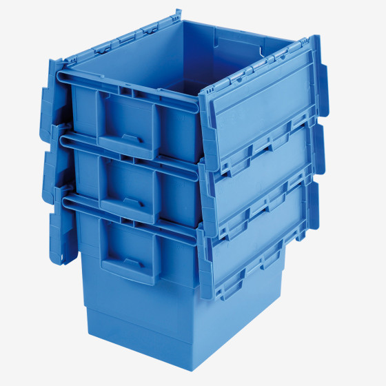 Container with integrated lid - 400 x 300