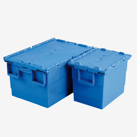Container with integrated lid - 400 x 300