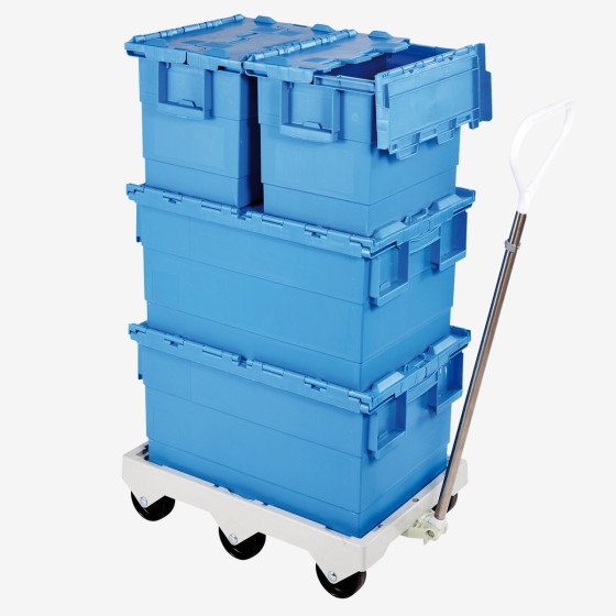 Container with integrated lid - 400 x 300
