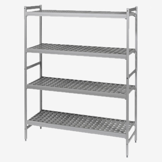 Rayonnage modulaire 4 niveaux - moyen modèle