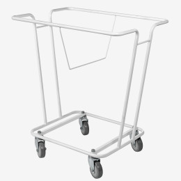 Chariot pour corbeille à linge