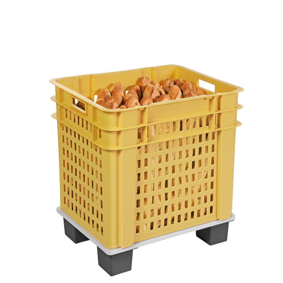 Compact bread container