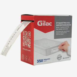 Repositionable labels for food traceability - Box of 350