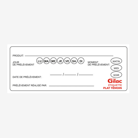 Repositionable labels for food traceability - Box of 350