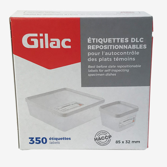Repositionable labels for food traceability - Box of 350