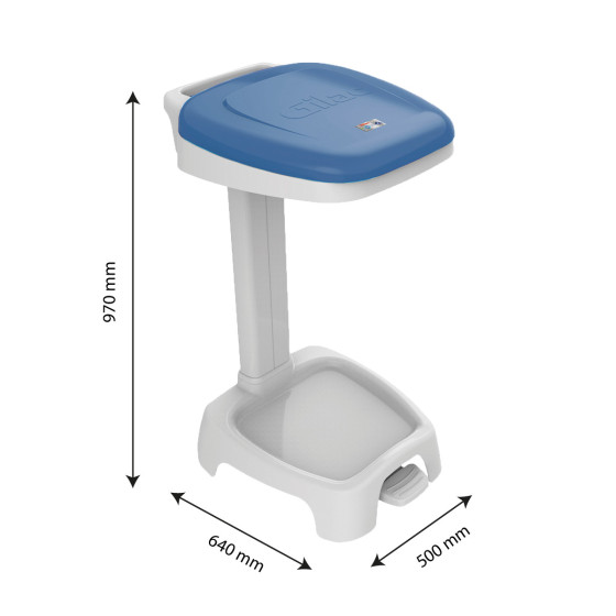 Gilactiv® pole bag holder + lid