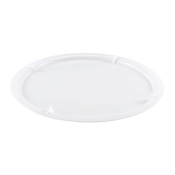 Lid for 19 L round dividing dough container