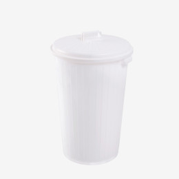 Round dustbin + lid