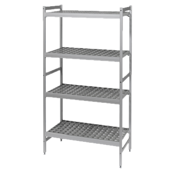 Rayonnage modulaire 4 niveaux - petit modèle