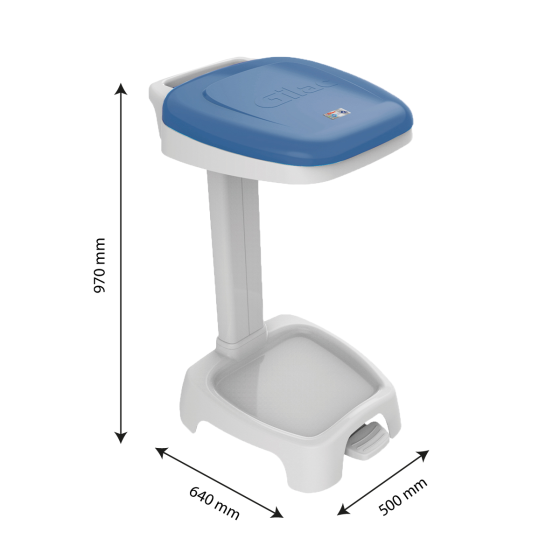 Gilactiv® pole bag holder + lid