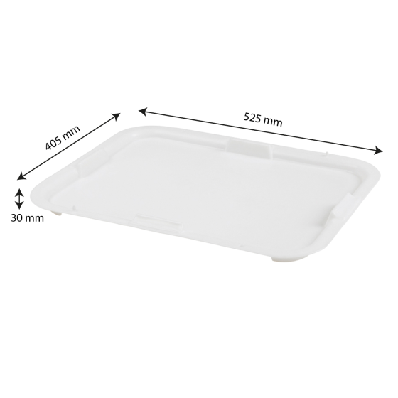 Couvercle pour cuvette rectangulaire