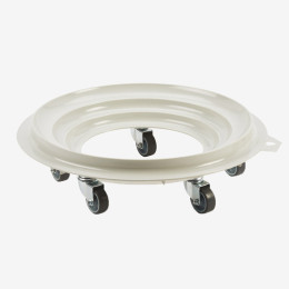 5-wheel round dolly - steel wheel housing