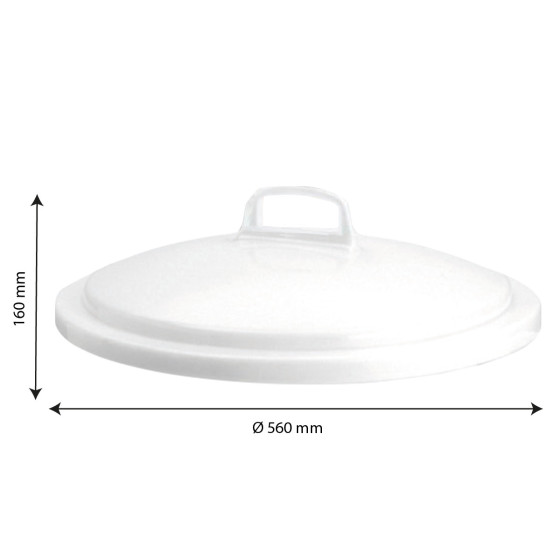 Couvercle pour poubelle 75 L tri sélectif