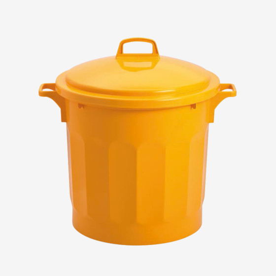 Lid for round selective sorting dustbin