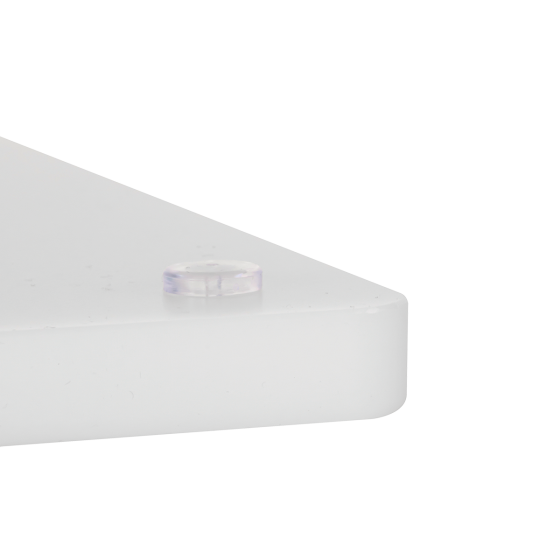 Smooth chopping board with juice channel 600 x 400 x 20 in HACCP color - White