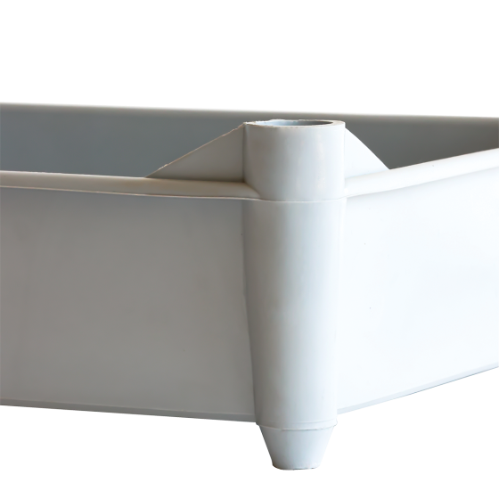 Stackable pedestal bin 520 x 320 mm - 11 L - 2 colours